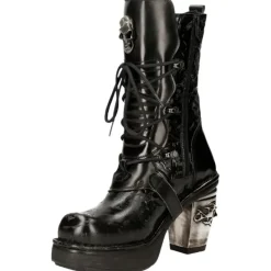 New Rock Boots New Rock Anki NRK Skull Boots M.8366