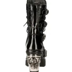 New Rock Boots New Rock Anki NRK Skull Boots M.8366