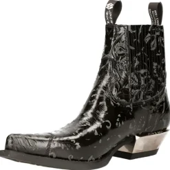 New Rock Boots New Rock Black Cowboy Boots M.7953