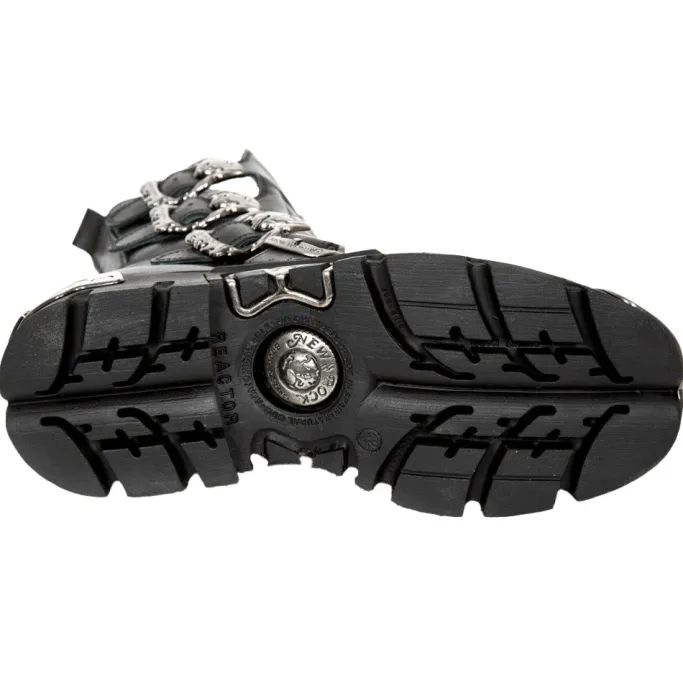 New Rock Boots New Rock Black Wild Reactor Boots M.391X (UK7)