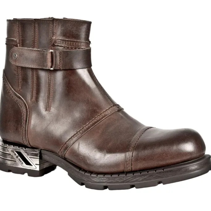 New Rock Boots New Rock Brown Motorock Boots M.MR013-S2
