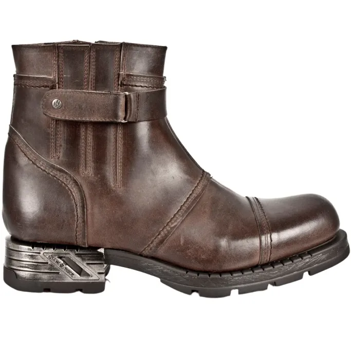 New Rock Boots New Rock Brown Motorock Boots M.MR013-S2