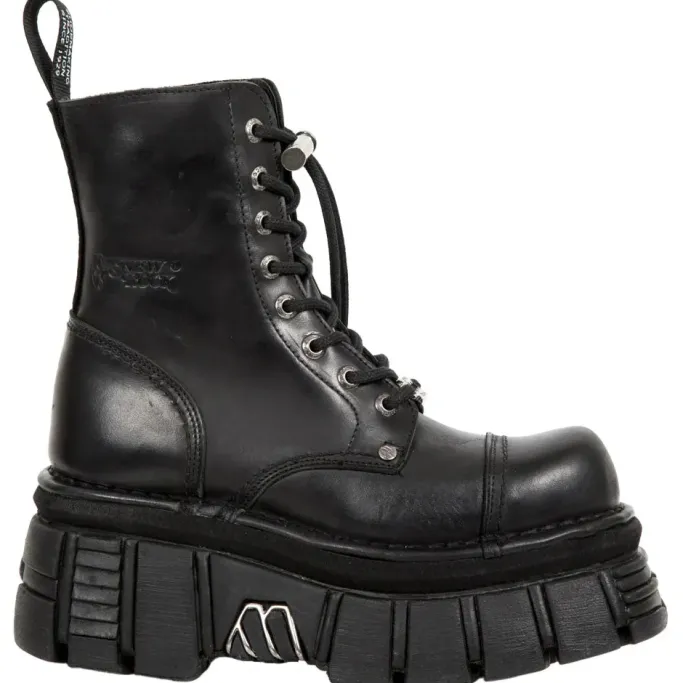 New Rock Boots New Rock Combat Boots M.NEWMILI083