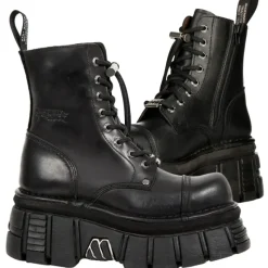 New Rock Boots New Rock Combat Boots M.NEWMILI083