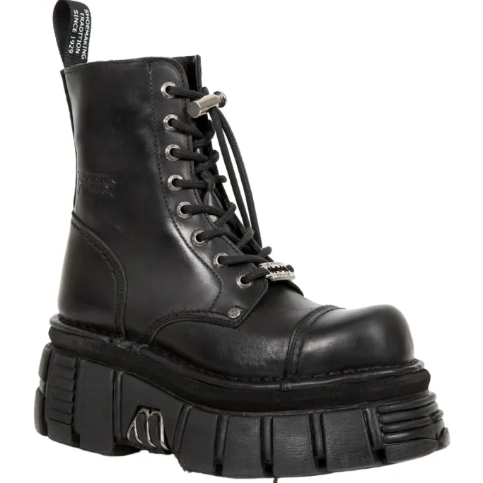 New Rock Boots New Rock Combat Boots M.NEWMILI083