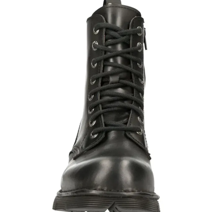 New Rock Boots New Rock Combat Boots M-NEWMILI084-S1