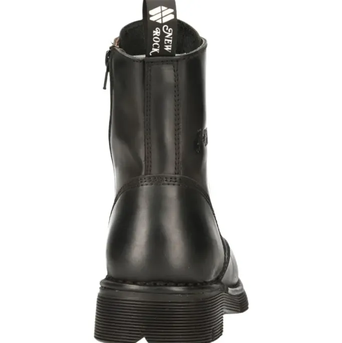 New Rock Boots New Rock Combat Boots M-NEWMILI084-S1