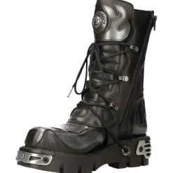 New Rock Boots New Rock Flame Boots, Demon Skull M.107-S2