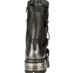 New Rock Boots New Rock Flame Boots, Demon Skull M.107-S2