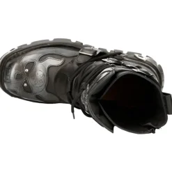 New Rock Boots New Rock Flame Boots, Demon Skull M.107-S2