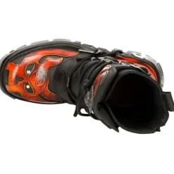 New Rock Boots New Rock Flame Boots, Demon Skull M.107-S1