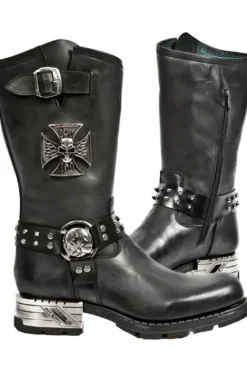 New Rock Boots New Rock Iron Cross Boots M.MR030-S1