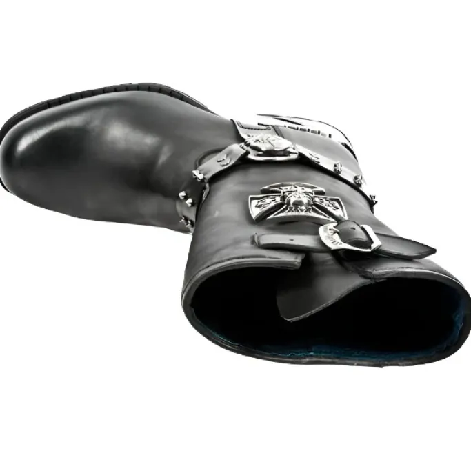 New Rock Boots New Rock Iron Cross Boots M.MR030-S1
