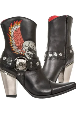 New Rock Boots New Rock Ladies Cowboy Boots (UK4, 8)
