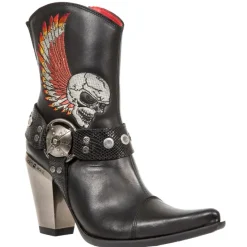 New Rock Boots New Rock Ladies Cowboy Boots (UK4, 8)