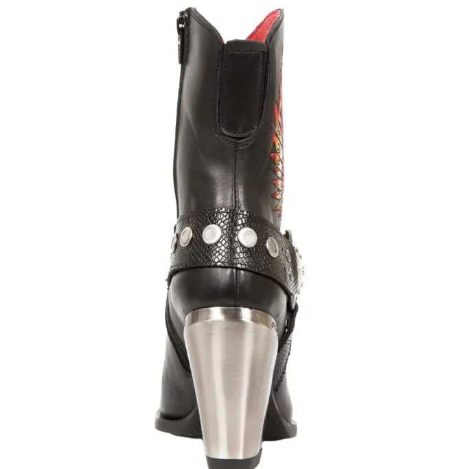 New Rock Boots New Rock Ladies Cowboy Boots (UK4, 8)