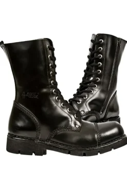 New Rock Boots New Rock Military Combat Boots M.NEWMILI10-S1