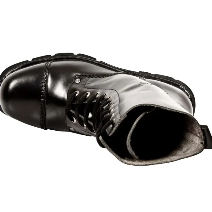 New Rock Boots New Rock Military Combat Boots M.NEWMILI10-S1