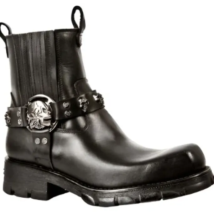 New Rock Boots New Rock Motorcycle Ankle Boots M.7621-S1