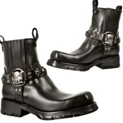 New Rock Boots New Rock Motorcycle Ankle Boots M.7621-S1
