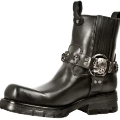 New Rock Boots New Rock Motorcycle Ankle Boots M.7621-S1