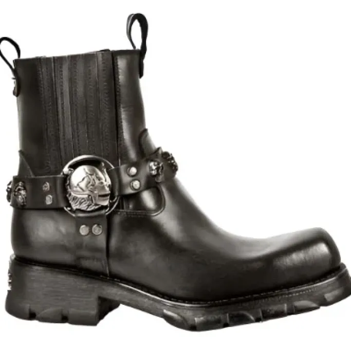 New Rock Boots New Rock Motorcycle Ankle Boots M.7621-S1