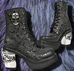 New Rock Boots New Rock NRK Skull Boots M.8358-S1
