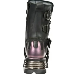 New Rock Boots New Rock Purple Flame Boots M591 S5 (UK3, 13)