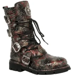 New Rock Boots New Rock Red Boots M.1473-S42