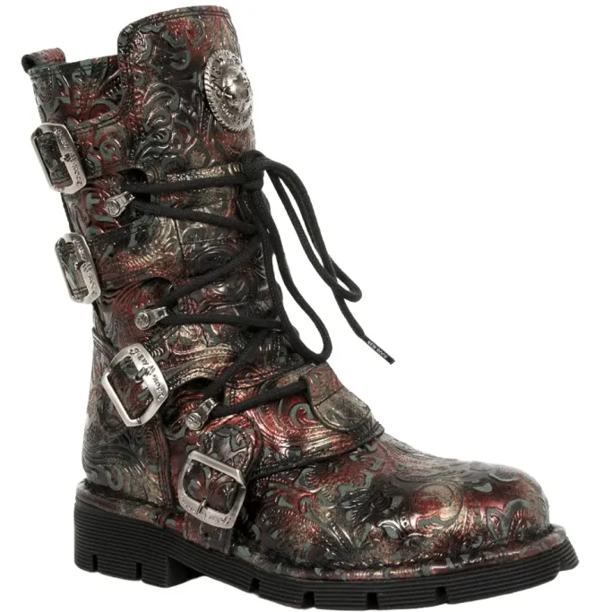 New Rock Boots New Rock Red Boots M.1473-S42