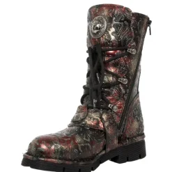 New Rock Boots New Rock Red Boots M.1473-S42