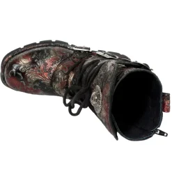 New Rock Boots New Rock Red Boots M.1473-S42