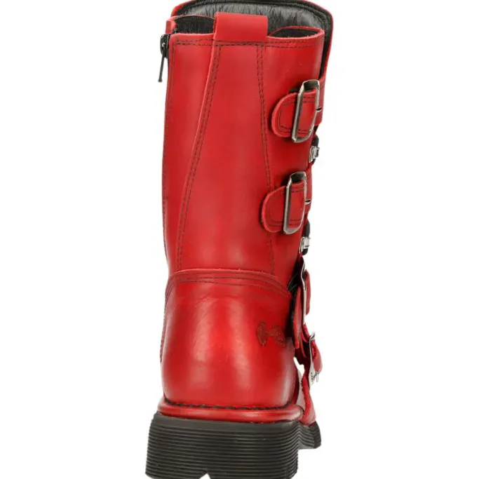 New Rock Boots New Rock Red Boots M.1473-S12