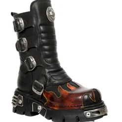 New Rock Boots New Rock Red Flame Boots M.591X S1 (UK10)