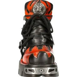 New Rock Boots New Rock Red Flame Boots, M.288-S1