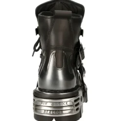 New Rock Boots New Rock Silver Flame Boots, M.288-S2