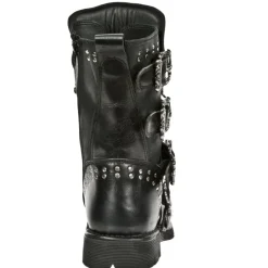 New Rock Boots New Rock Studded Black Boots M-1474-S1 (UK11, 12)