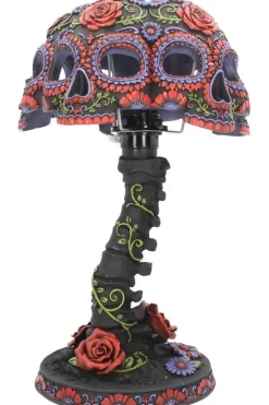 Nemesis Now Night Blooms Skull Lamp