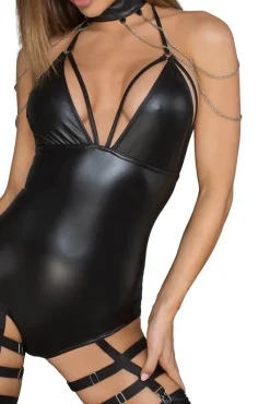 Noir Handmade Body with Garter Belt