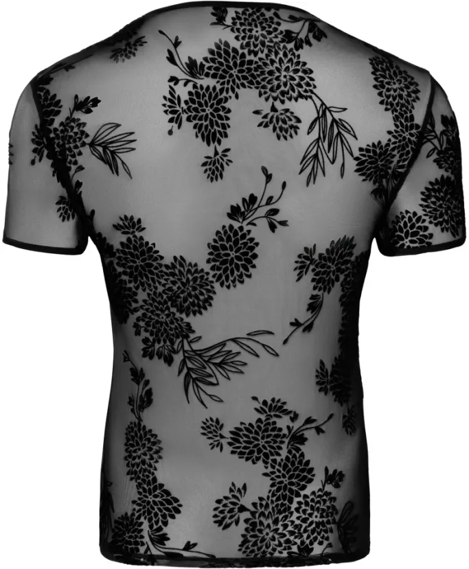 Noir Handmade Flock Embroidery T-Shirt