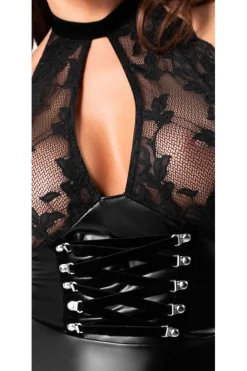 Noir Handmade Halterneck Mini Dress