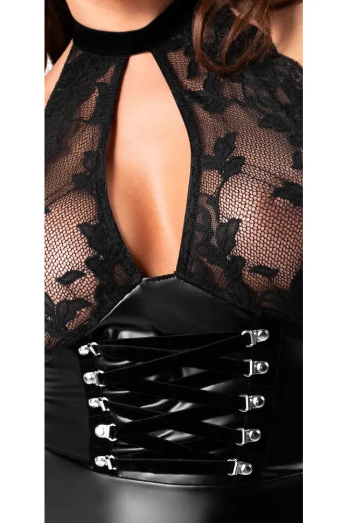 Noir Handmade Halterneck Mini Dress