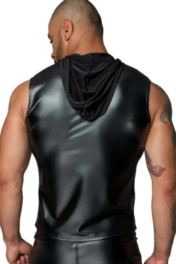 Noir Handmade Hooded Shirt