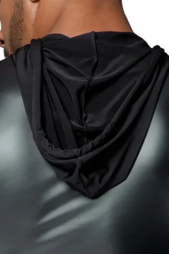 Noir Handmade Hooded Shirt