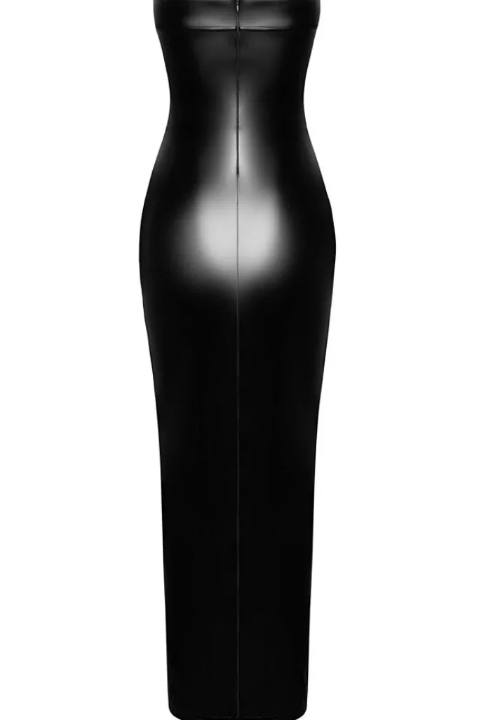 Noir Handmade Long Figure Flattering Dress