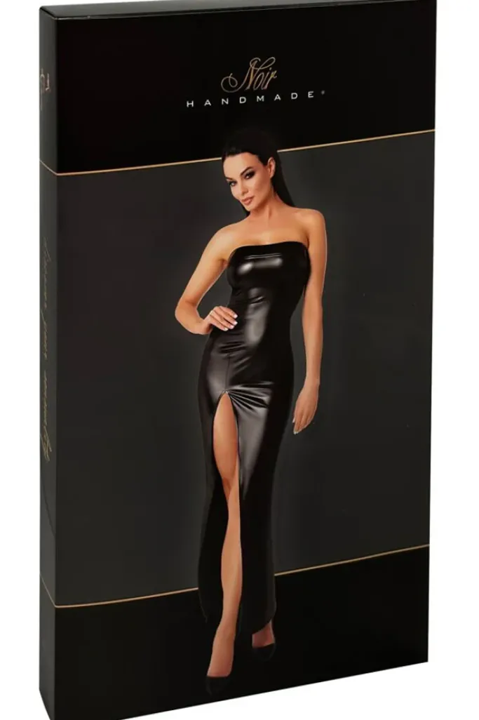 Noir Handmade Long Figure Flattering Dress