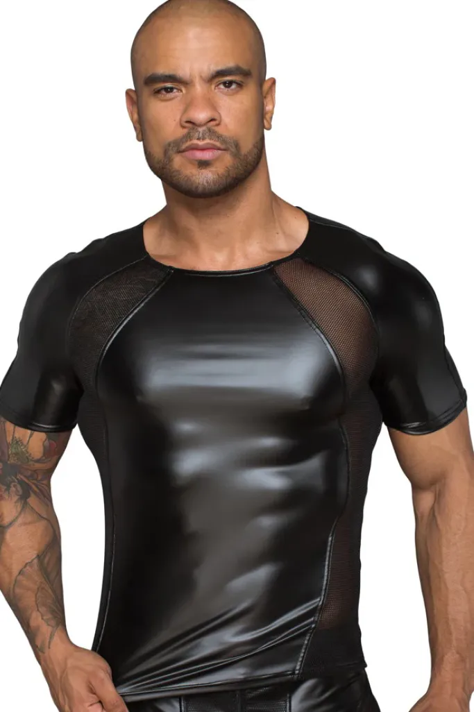 Noir Handmade Mens Wetlook Shirt