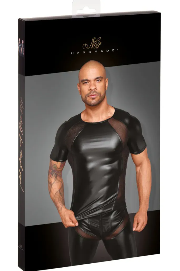 Noir Handmade Mens Wetlook Shirt