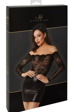 Noir Handmade Mesh Wetlook Dress