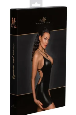 Noir Handmade Mini Powerwetlook Dress